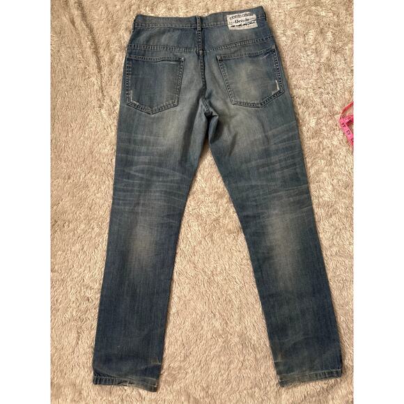 Roberto Cavalli Devils Large Vintage Y2k Jeans Slouchy Loose Straight Leg Denim - Picture 3 of 9